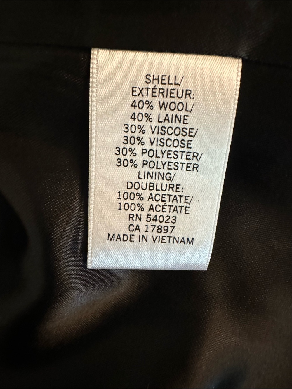 Banana Republic Black & White Cropped Jacket Size 4 Work Office Event Evening - Picture 10 of 11